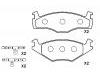 剎車片 Brake Pad Set:867 698 151